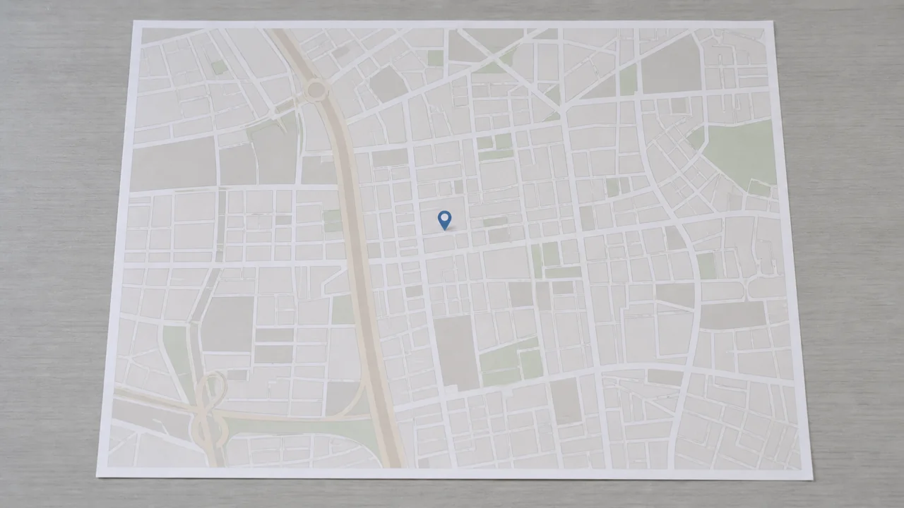 Mapa genérico de Obarrio con un marcador orientativo y sin dirección exacta